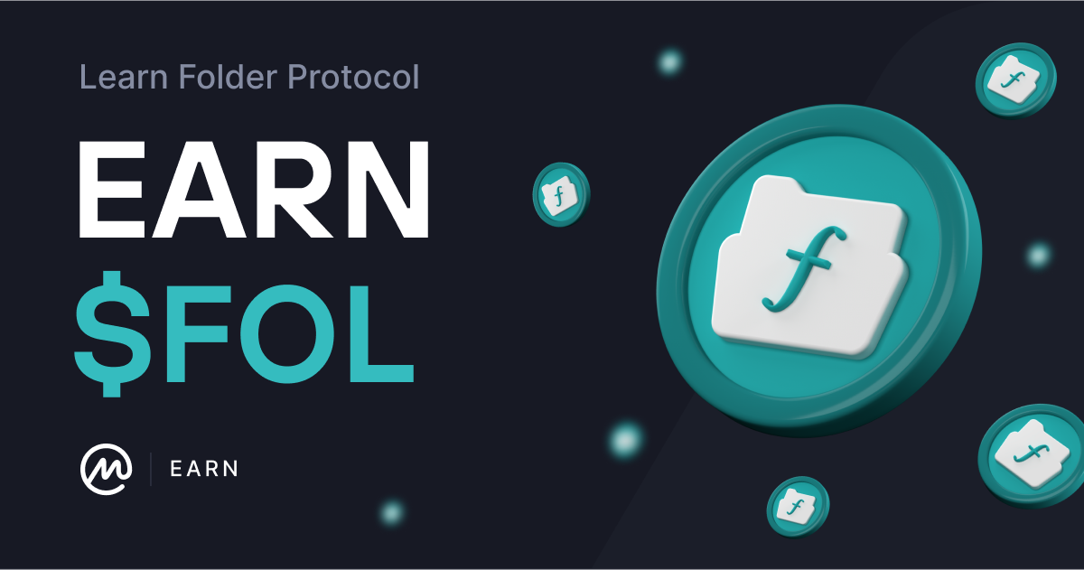 Folder Protocol FOL Airdrop Rewards Learn & Earn by CoinMarketCa