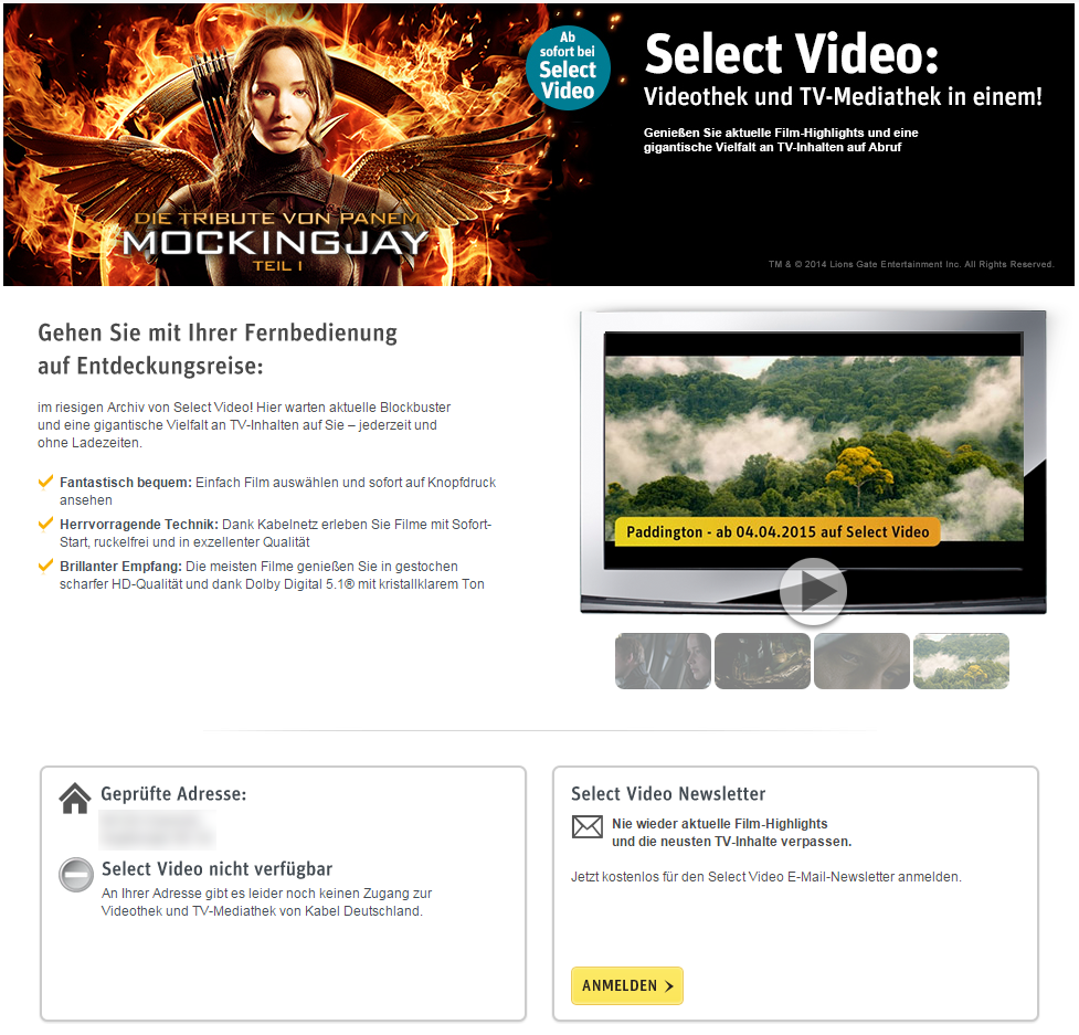 Select Video von Kabel Deutschland: Jetzt verfügbar, aber nicht für dich! |  by Jan Holubek | Medium