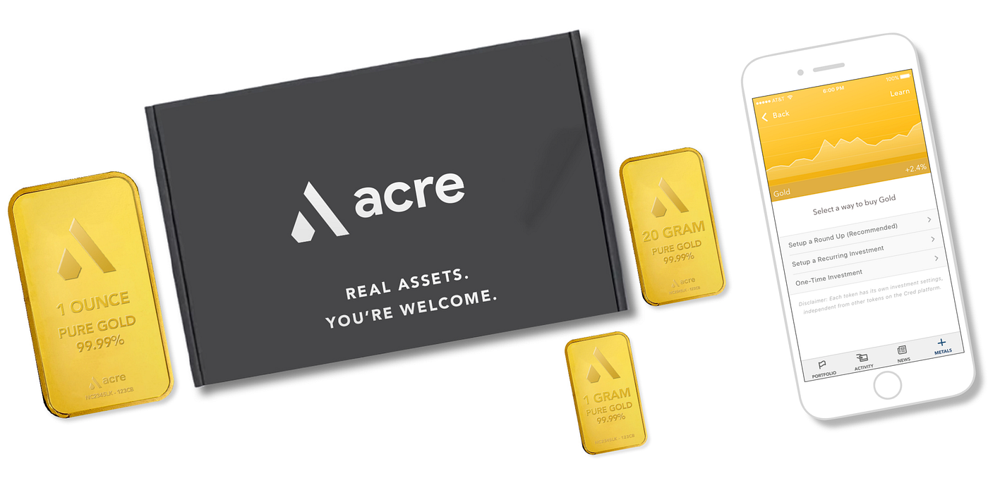 Acre Is Expanding Into Precious Metals Starting With Gold By Acre Admin Acreapp Medium