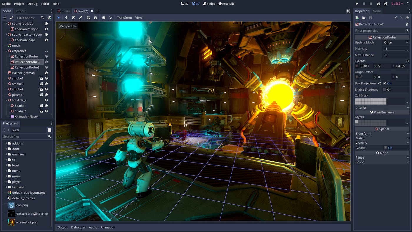 EP. 2 — Basics of developing a video game with Godot Engine in C# | by  Domenico Rescigno | Medium