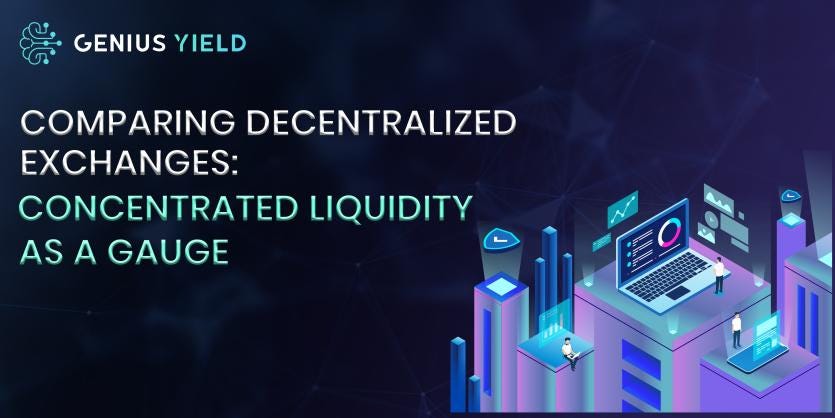 Concentrated Liquidity in DEXes,Cardano DeFi, Cardano DEXes, DeFi, Cardano, Genius Yield,