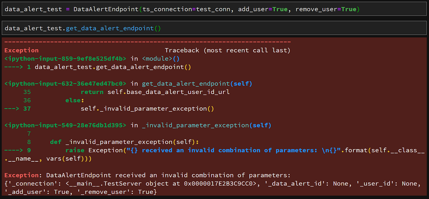 Building a Python library for Tableau URL endpoints for API calls by