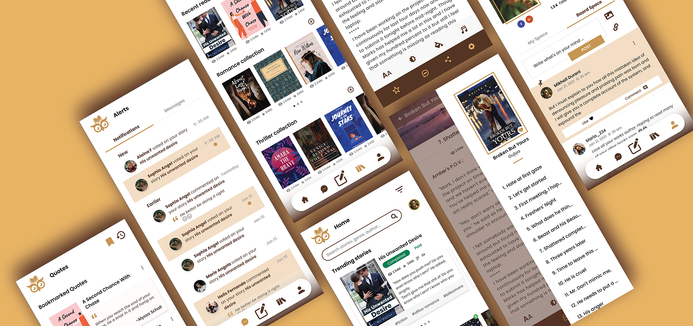 Bookowl- A Story Reading and Writing App Case Study - Nikita Chaudhary -  Medium