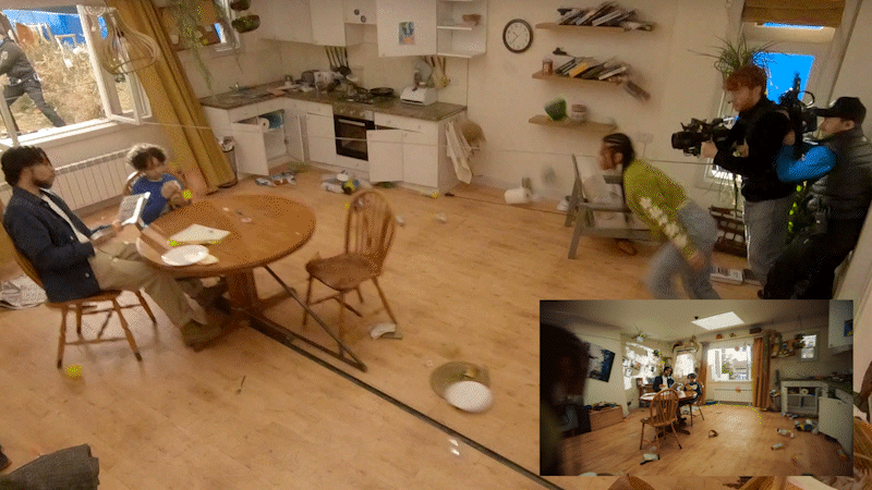 當生活開始翻轉！英國B&Q創意廣告實景打造180度旋轉場景呈現翻頁人生