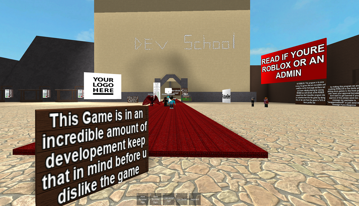 Analysis Of Developer School A Low Effort Cash Grab Created By People Who Don T Know What They Are Doing By Plasmanode Medium - developer school learn how to build & script roblox