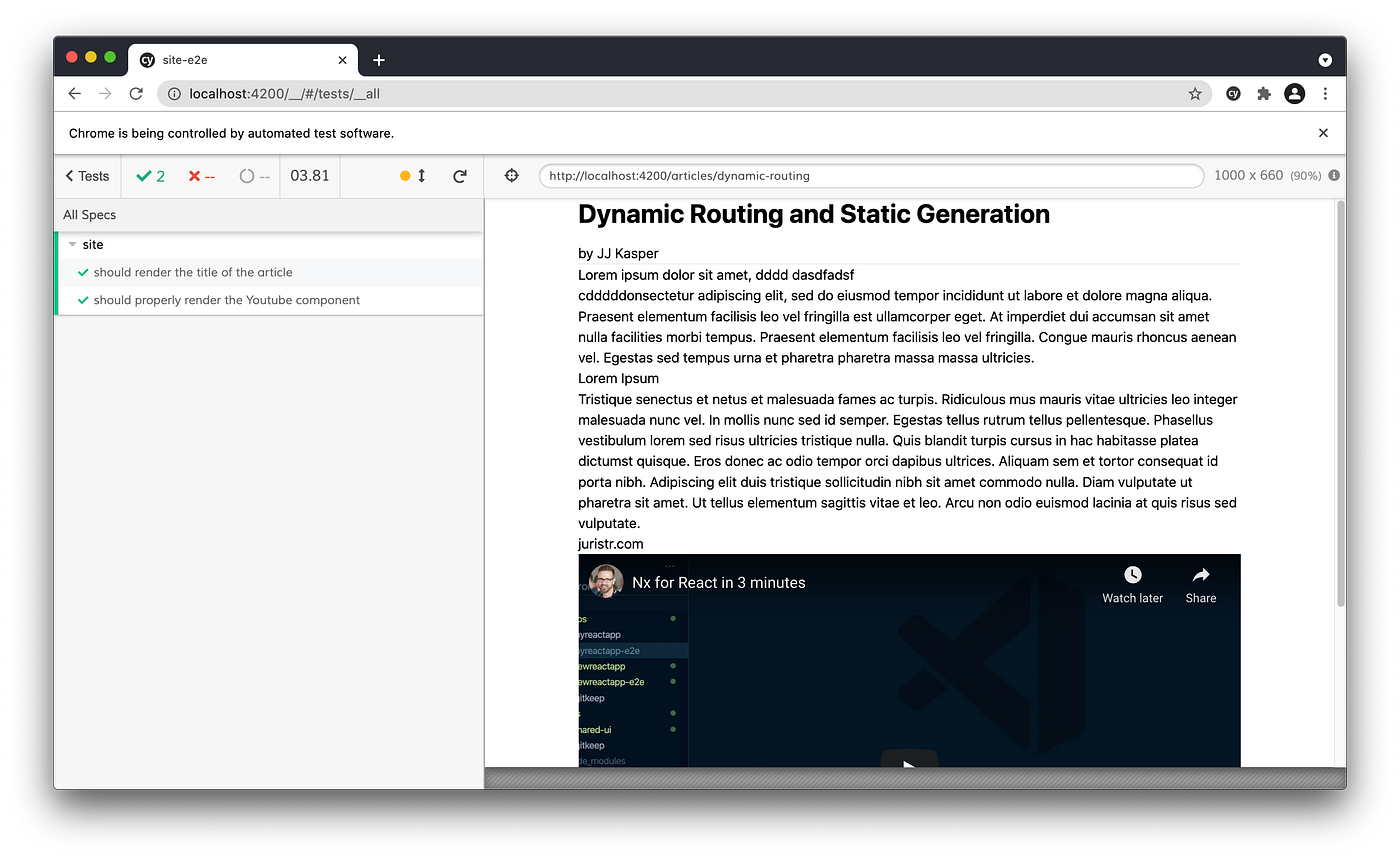 Use Cypress with Next.js and Nx to battle test your React Components