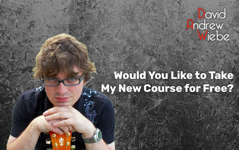 Would you like to take my new course for free?