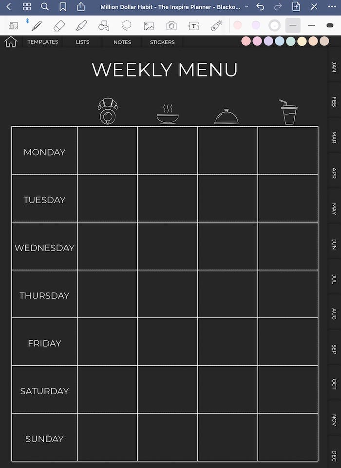 Goodnotes 5 calendar template qleroconnections