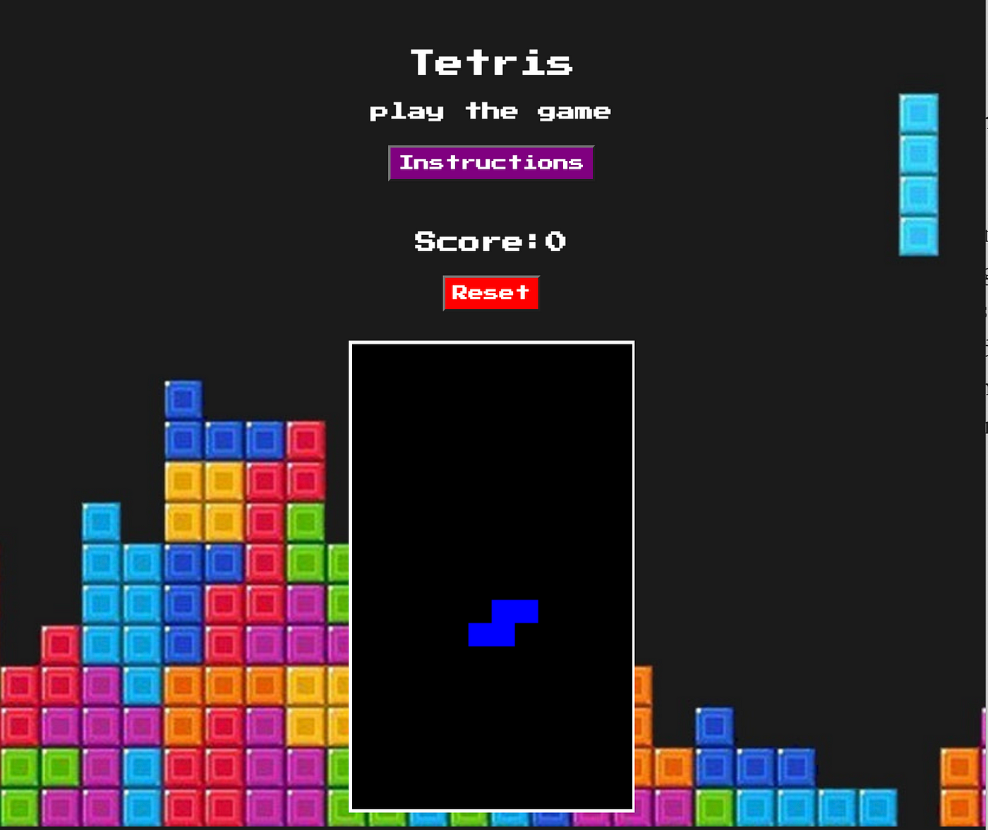 Build a Tetris game with HTML Canvas, CSS, and JavaScript on Autocode | by  Janeth Ledezma Graziani | Level Up Coding
