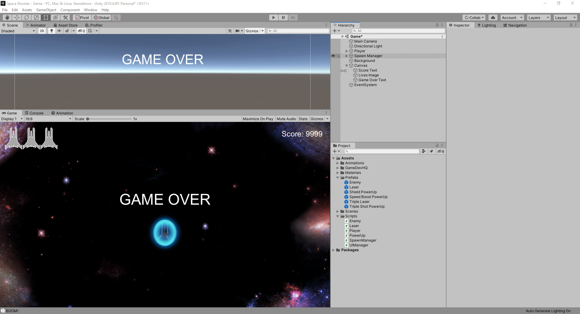 Loading Scenes in Unity. In the last article, we created a GAME… | by Kyle  W. Powers | Medium