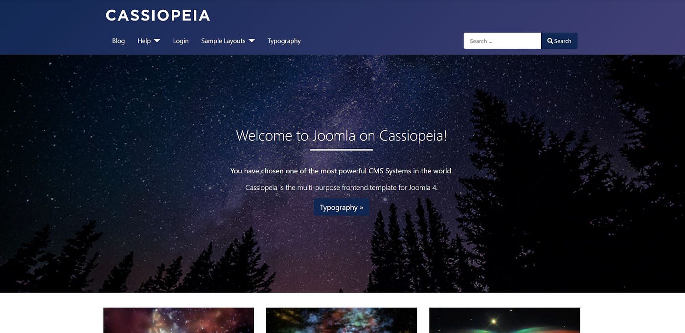 Joomla Frontend Site