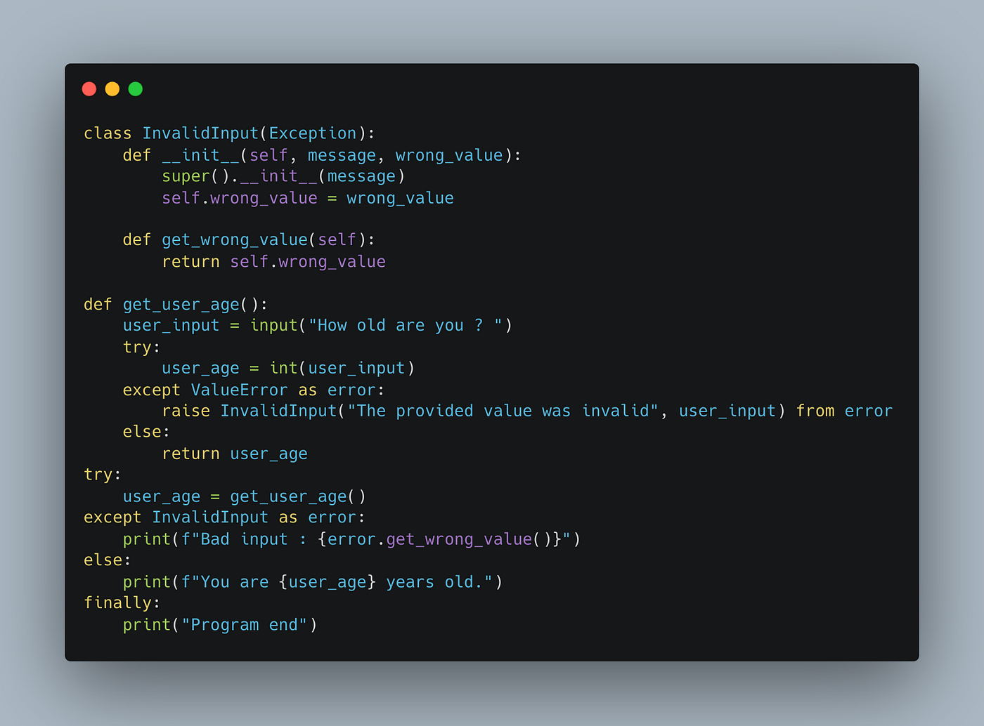 Learn to Create your Own Exceptions in Python 3 in less than 6 Minutes | by  Maxence LQ | Python in Plain English