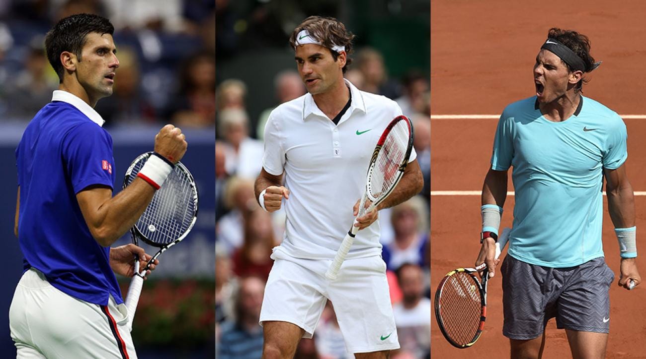 The Big Three. On the dominance of Federer, Nadal, and… | by Nuwan I.  Senaratna | On Arts | Medium