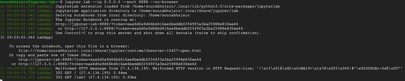 Setting up Jupyter Lab Instance on Google Cloud Platform | by Sourabh ...