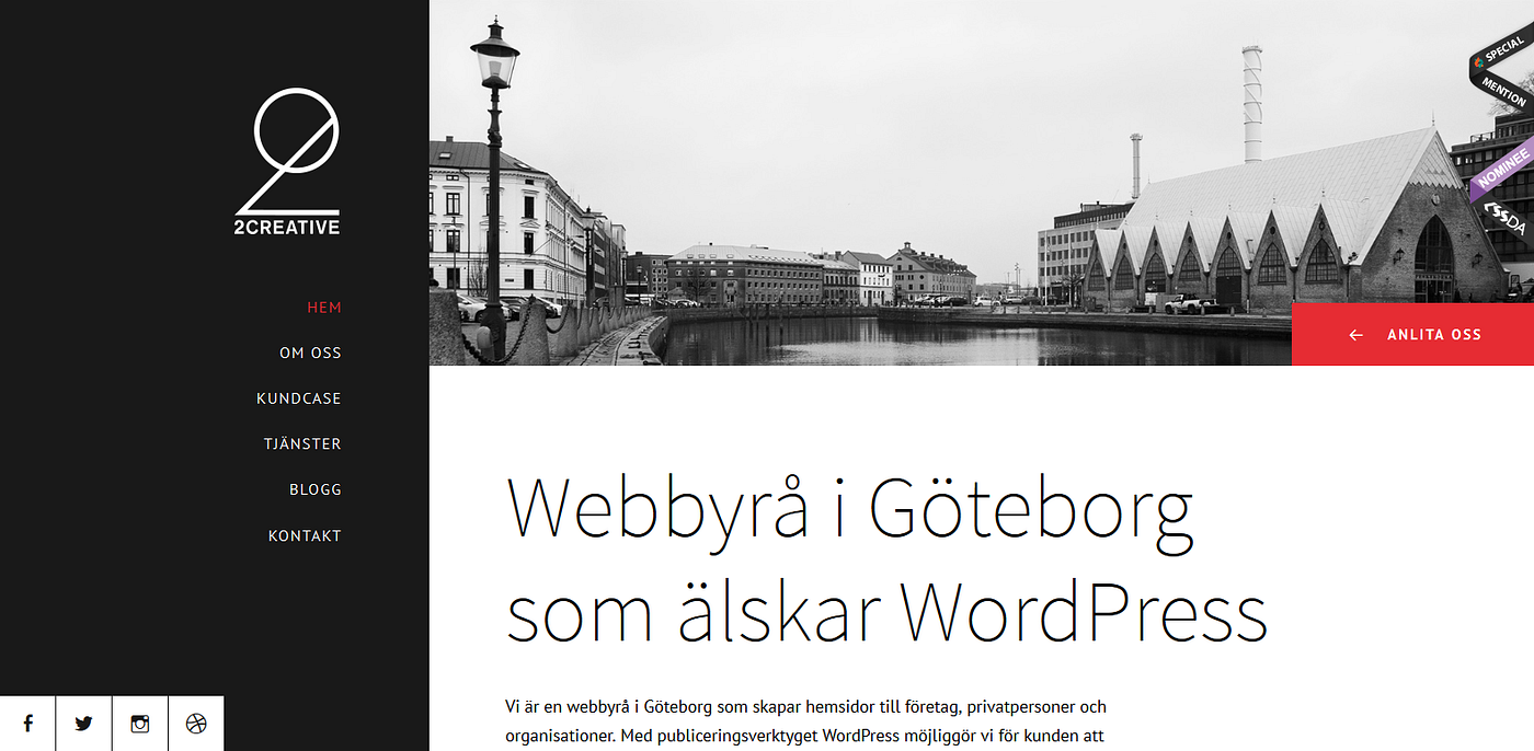 Few Best Examples Of WordPress Grid Layout sites by Sem Jacobs