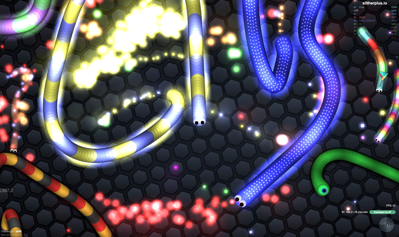 The unrealized potential of Slither.io | by Jamie Perkins | Medium