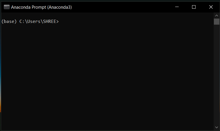 Anaconda Command prompt 