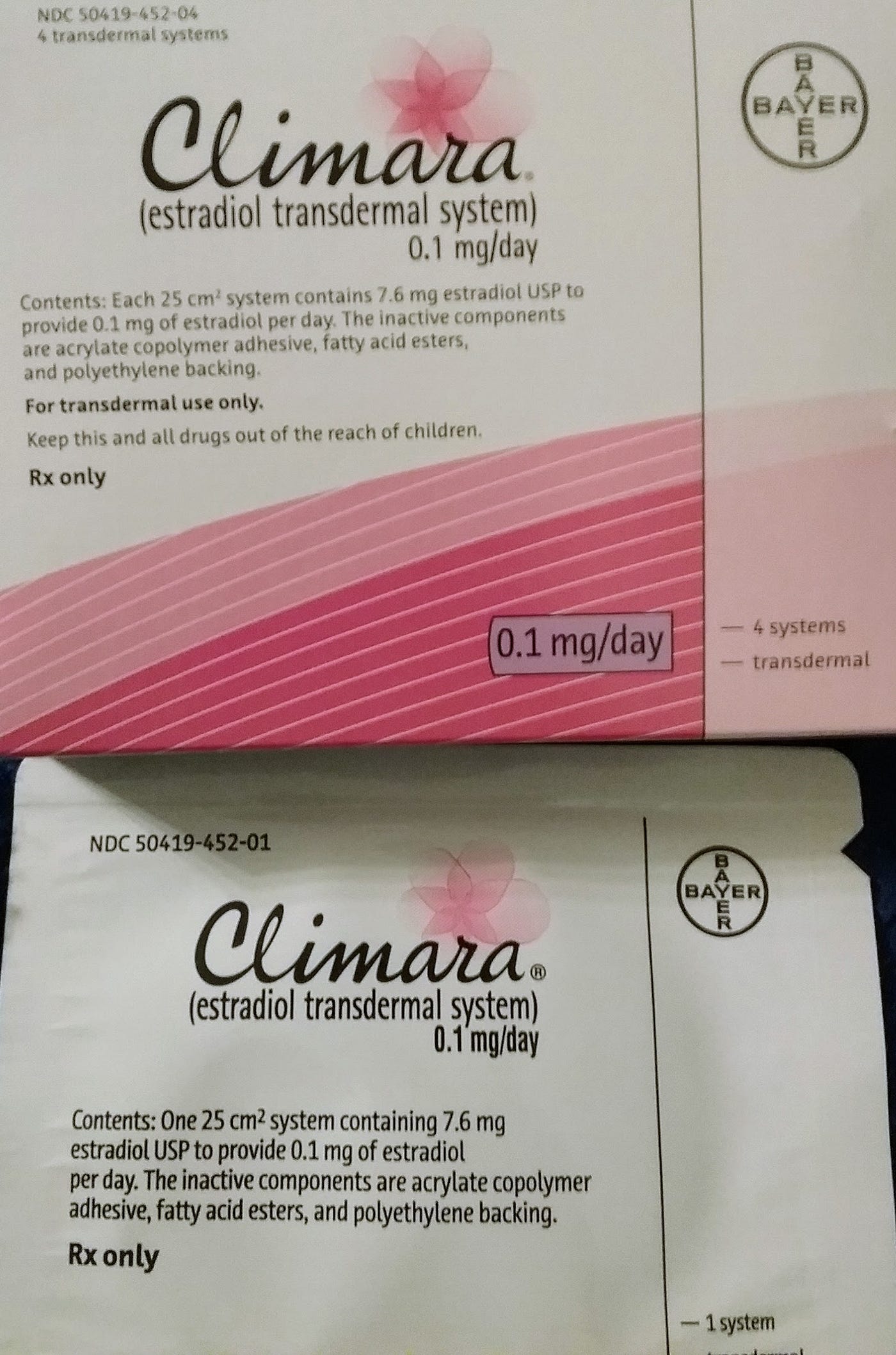 I’m undergoing Climara change. I feel better day by day by Chris