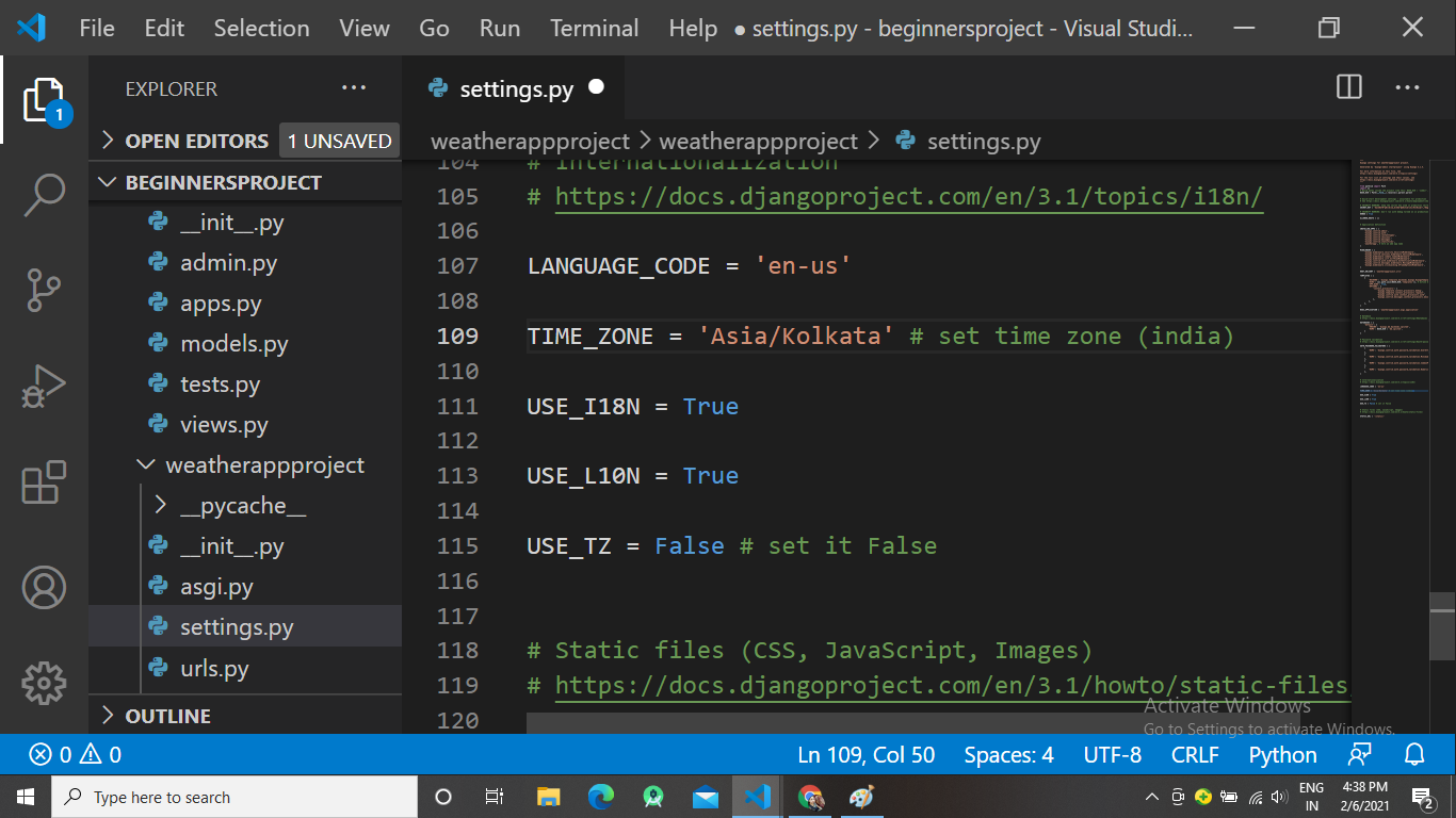 Weather app in Django. Welcome Beginners, | by Aarti Janardan Shelar ...