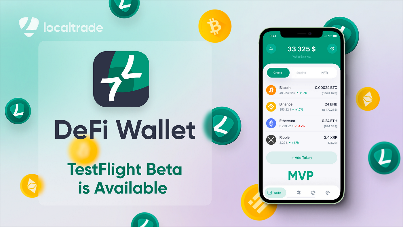 DeFi Wallet MVP is now available for iOS — TestFlight Beta Manual | by  Arthur McCormick | LocalTrade
