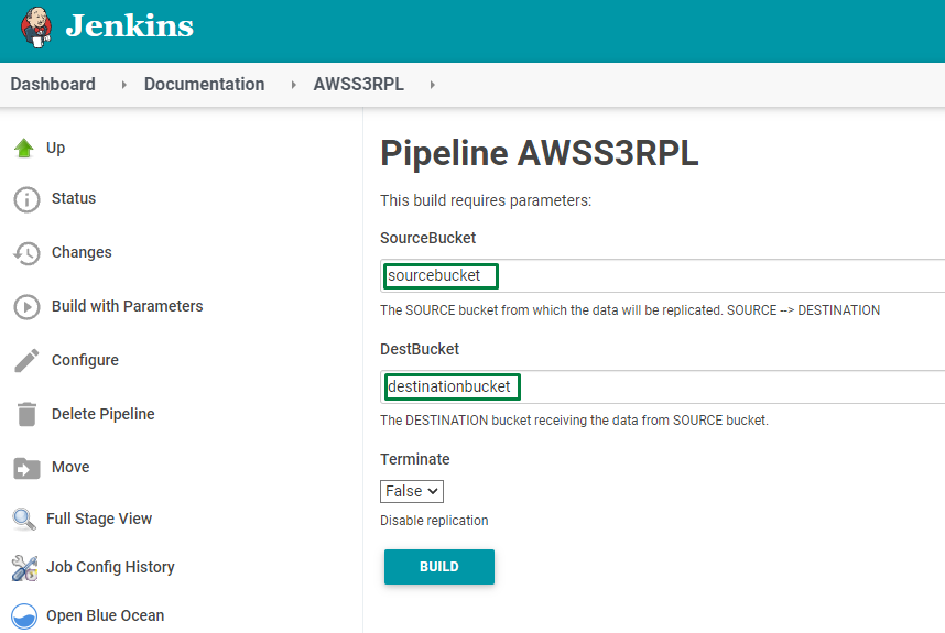 AWS crossaccount S3 automated bucket replication with Jenkins. by
