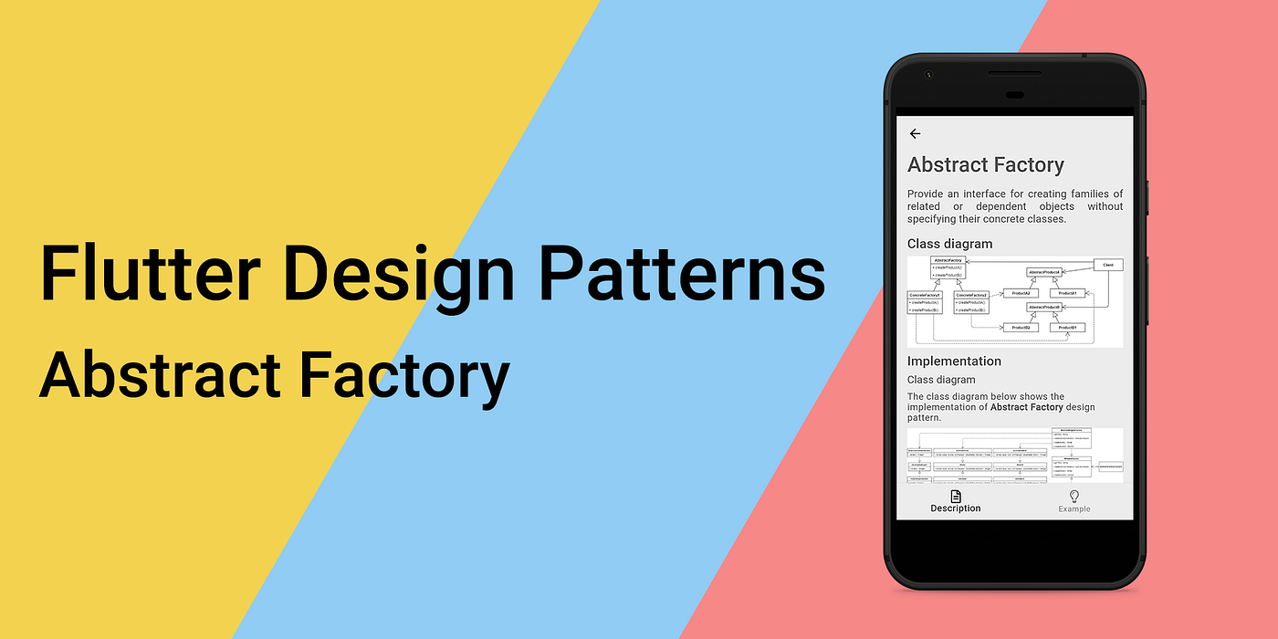 Flutter Design Patterns 11 Abstract Factory Mangirdas Kazlauskas Flutter Munity Medium