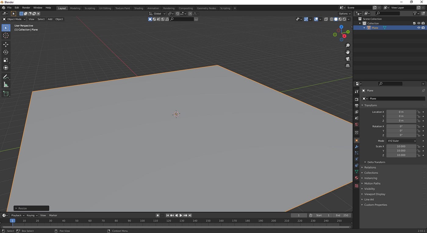 Create a 3D landscape in minutes using Blender | by Tim Wells | UX  Collective
