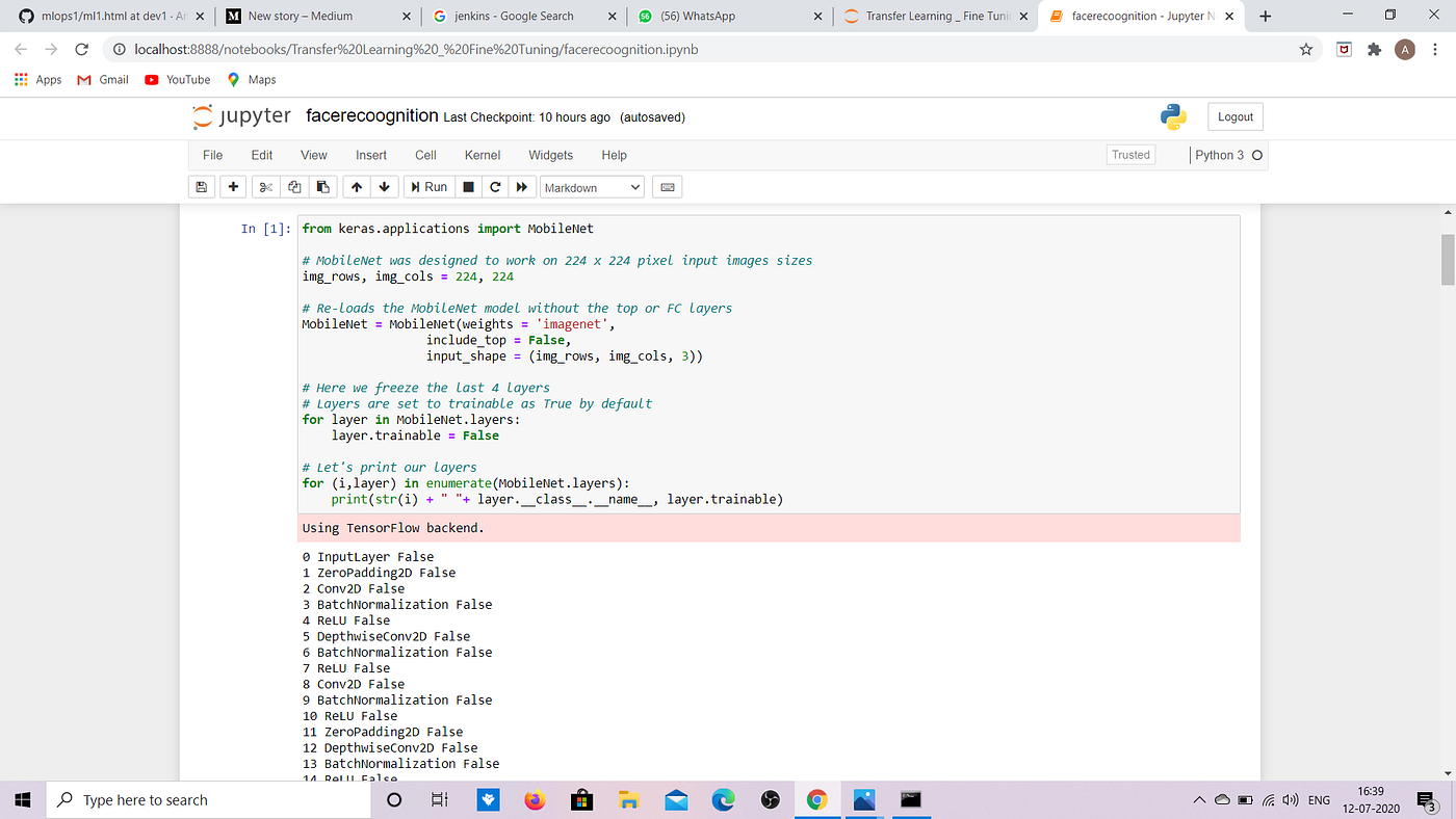 Recognise What you see!!!. Transfer Learning: The reuse of a… | by Anam ...