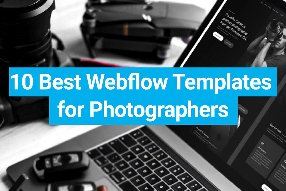 10 Best Webflow Templates for Photographers