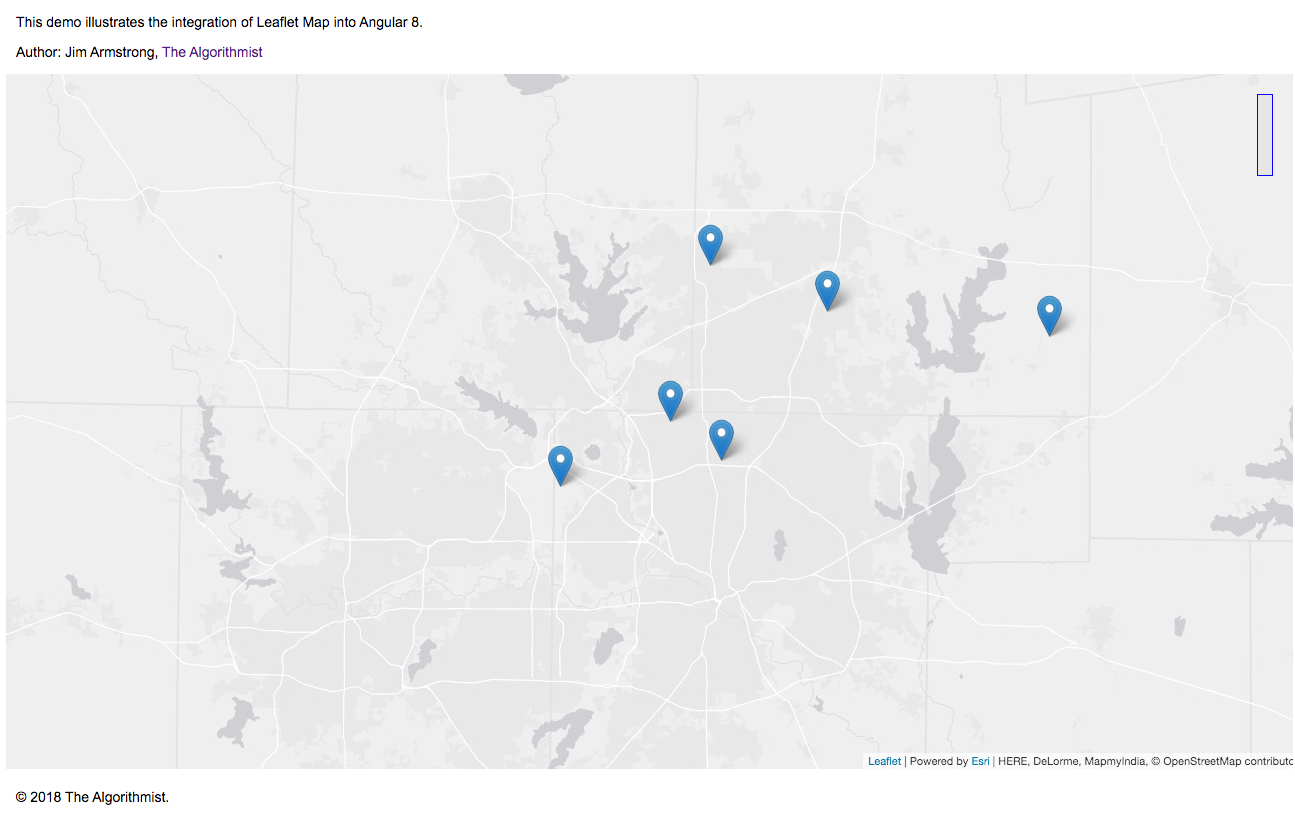 Leaflet angular 8 example