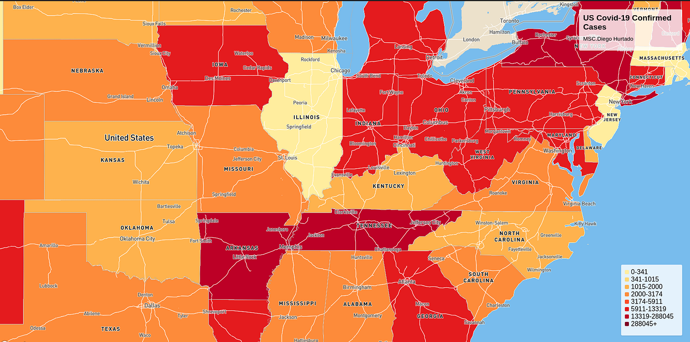 Mapbox Gl Js Choropleth Make A Covid-19 Choropleth Map In Mapbox | By Diego O'hurtado | Towards  Data Science