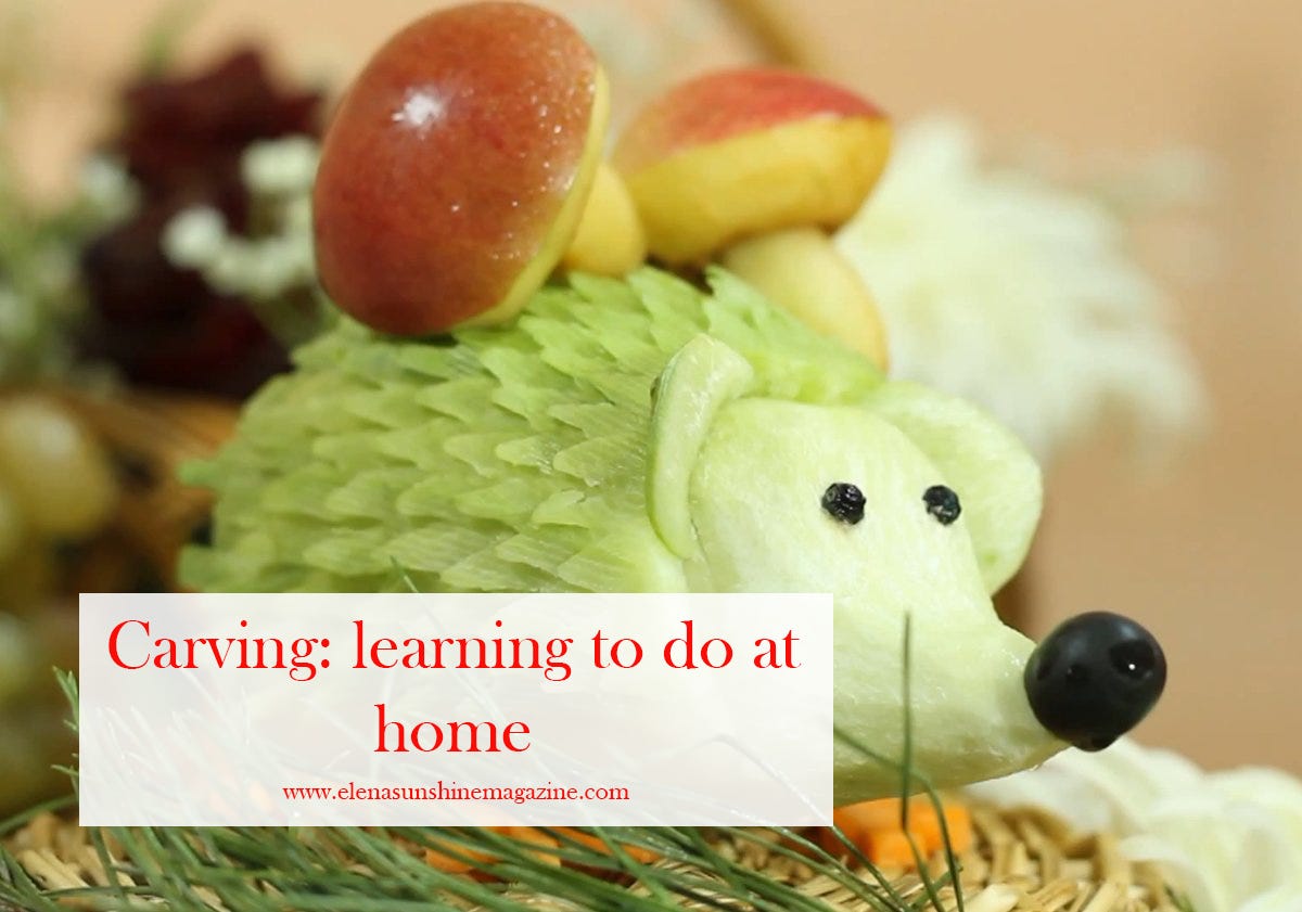 Carving: learning to do at home