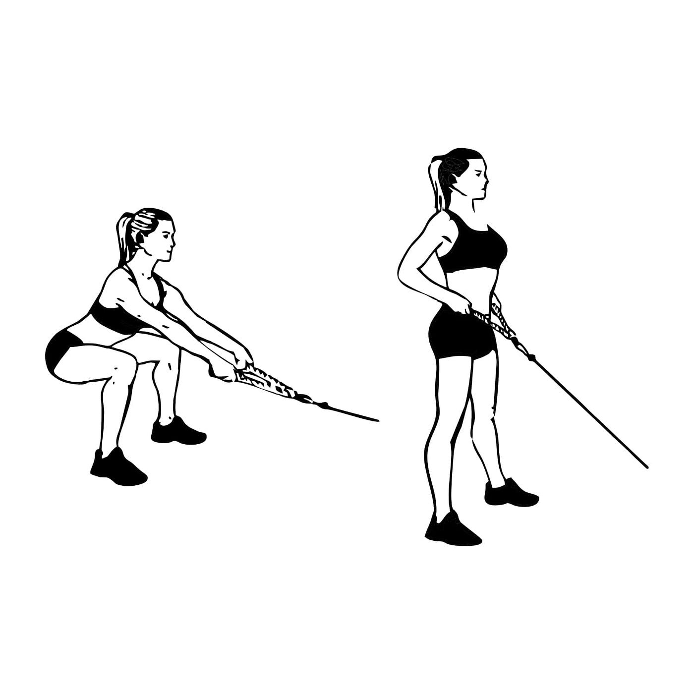 How to do Cable Squat?. Basically, there are two ways to do… by