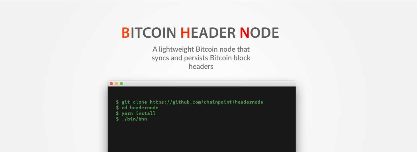 Bitcoin Header Node Tierion Medium - 