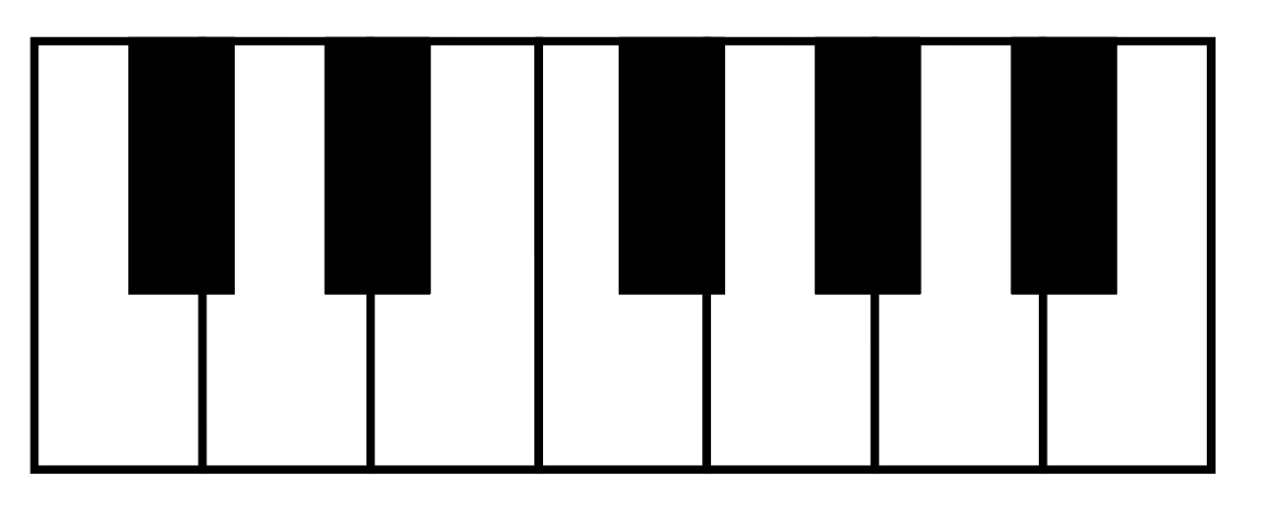 Drawing A Flat Piano Keyboard In Illustrator By Nate May Bootcamp