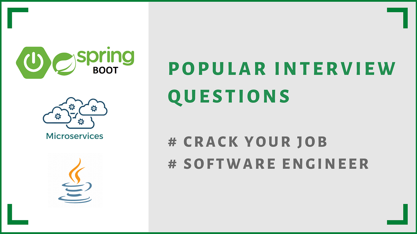 Popular Questions on Spring Boot. Let's learn how to answer Spring Boot… |  by Salitha Chathuranga | Medium