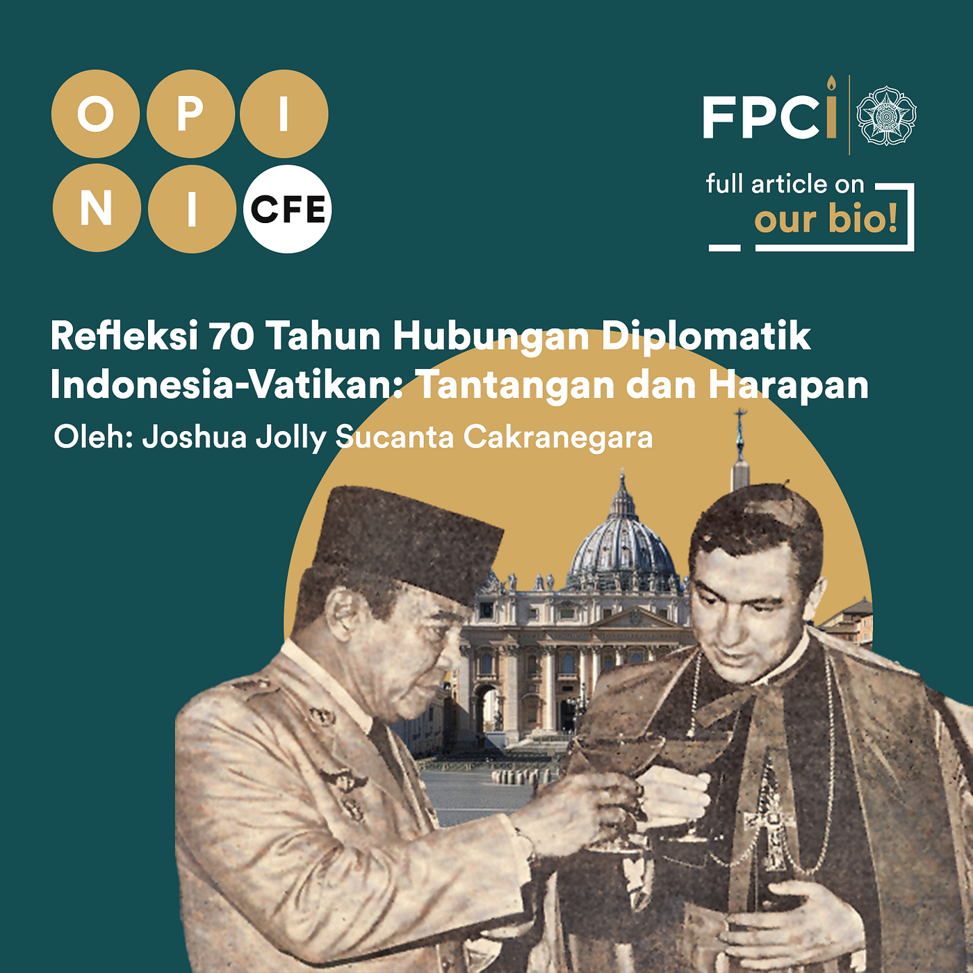Refleksi 70 Tahun Hubungan Diplomatik Indonesia Vatikan Tantangan Dan Harapan By Foreign Policy Community Of Indonesia Chapter Ugm Medium Refleksi 70 Tahun Hubungan Diplomatik Indonesia Vatikan Tantangan Dan Harapan By Foreign Policy Community Of Indonesia Chapter Ugm Medium
