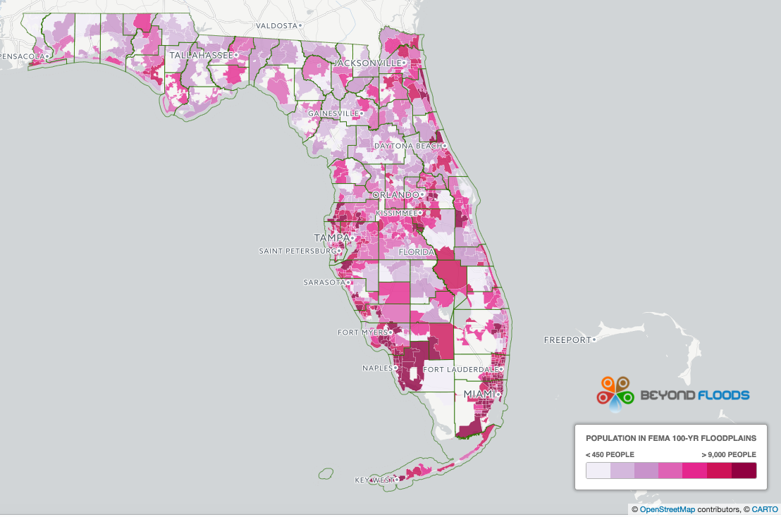 Florida Flood Zone Map 2020 1 6 Million Florida Homes At High Risk Of Flooding From Irma Uninsured By Beyond Floods Living Beyond Floods Medium