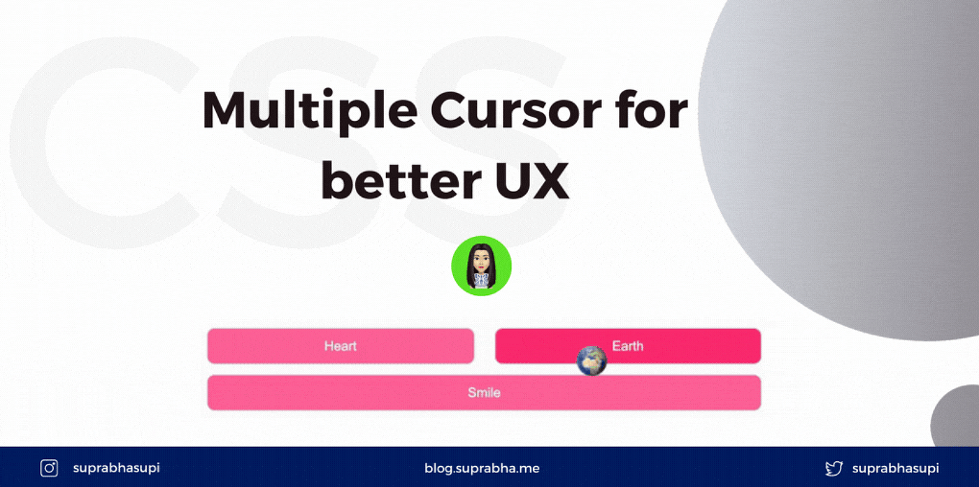 Changing Cursor with CSS for better UX | by Suprabha Supi | Geek ...