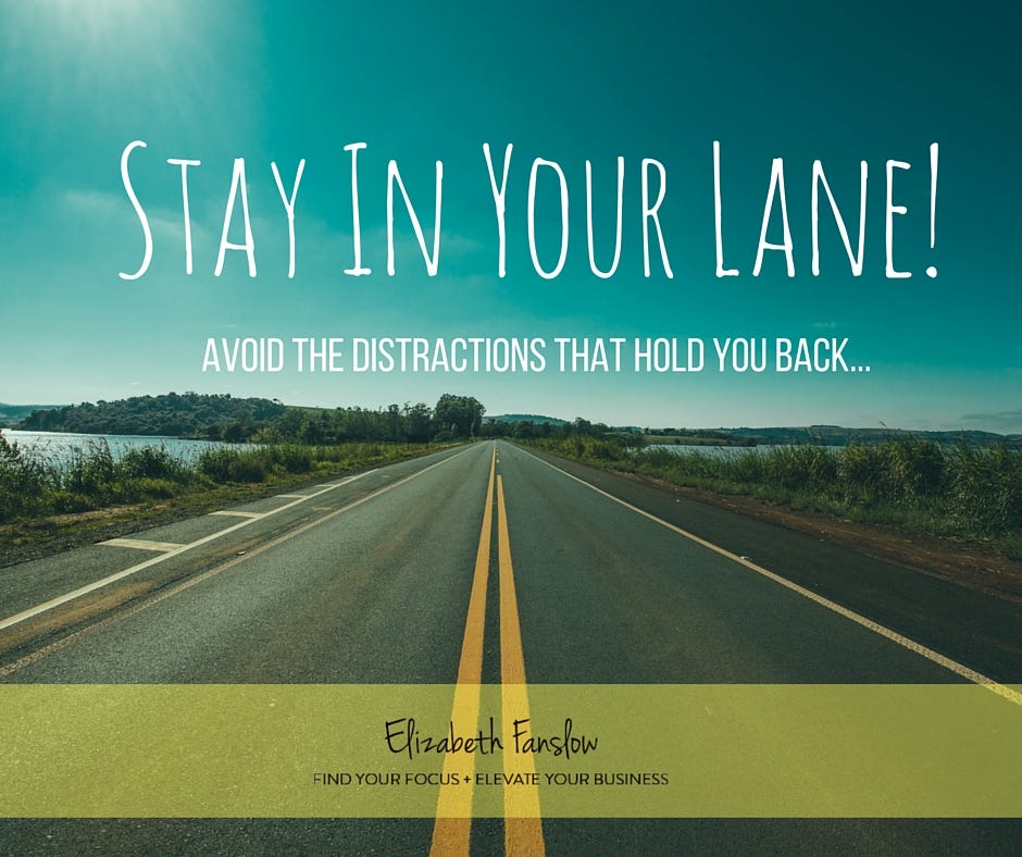 STAY IN YOUR LANE!. Have you really thought about how hard… by