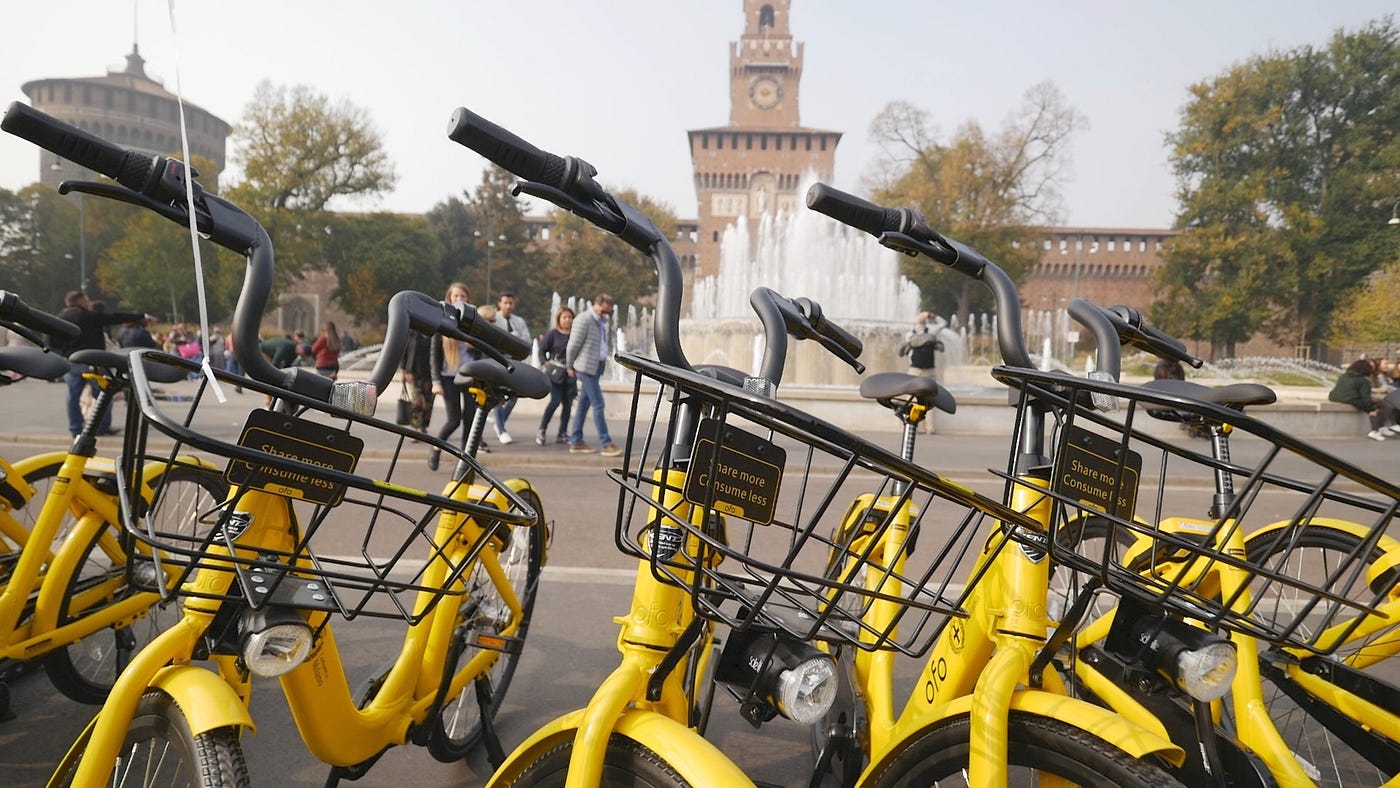 Ofo e Mobike, il bike sharing che piace a (quasi) tutti | by Magzine |  Medium