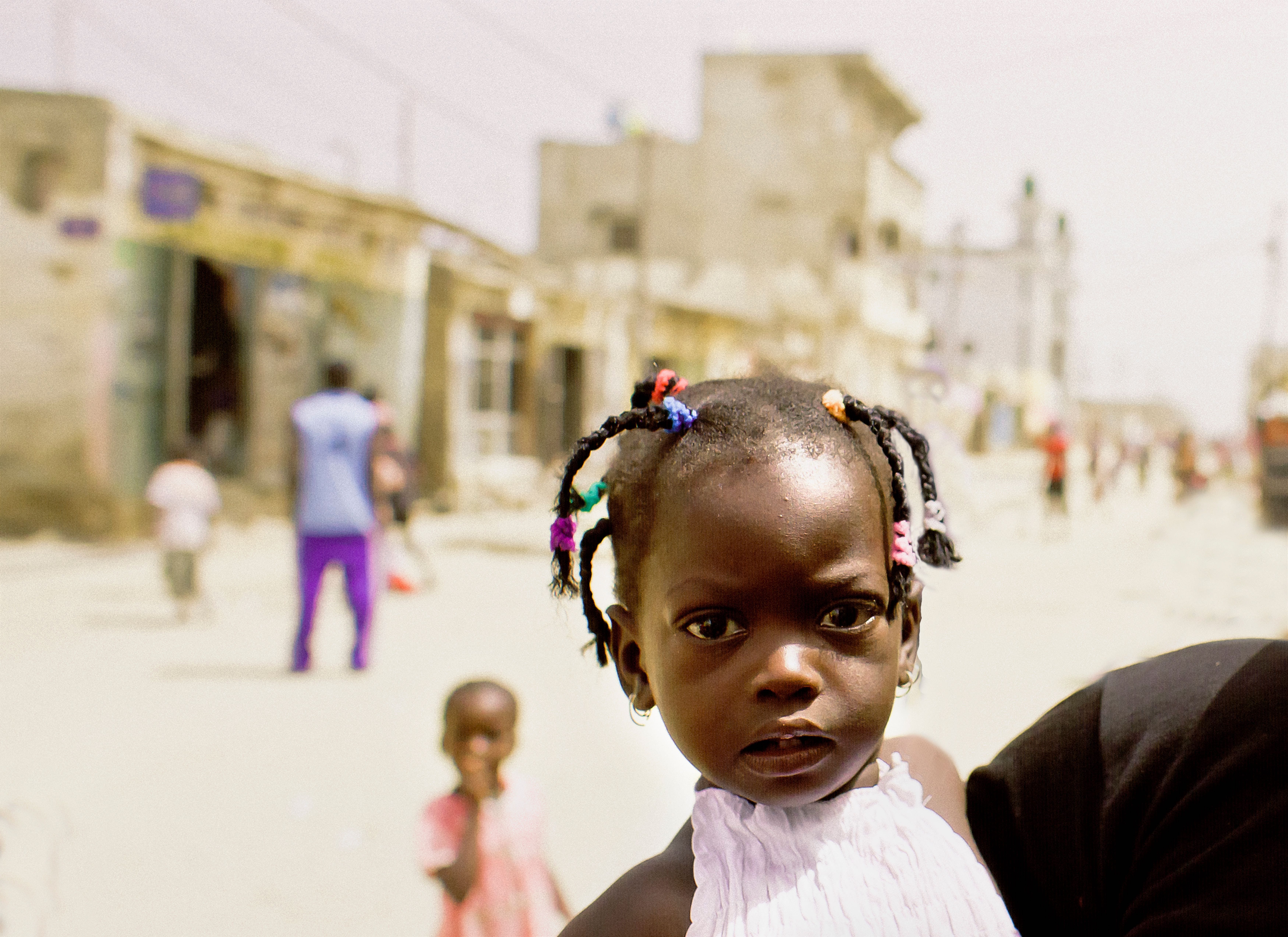 Black, White, and Blue in Saint Louis, Senegal