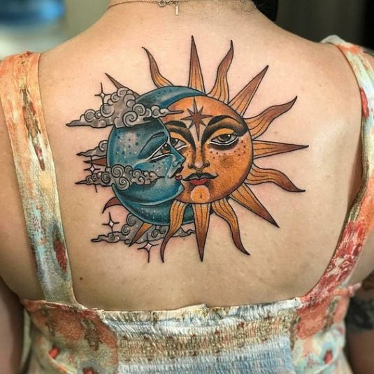 Is Sun Moon And Saturn Tattoo Still Relevant Sun Moon And Saturn Tattoo By Khatarine Medium