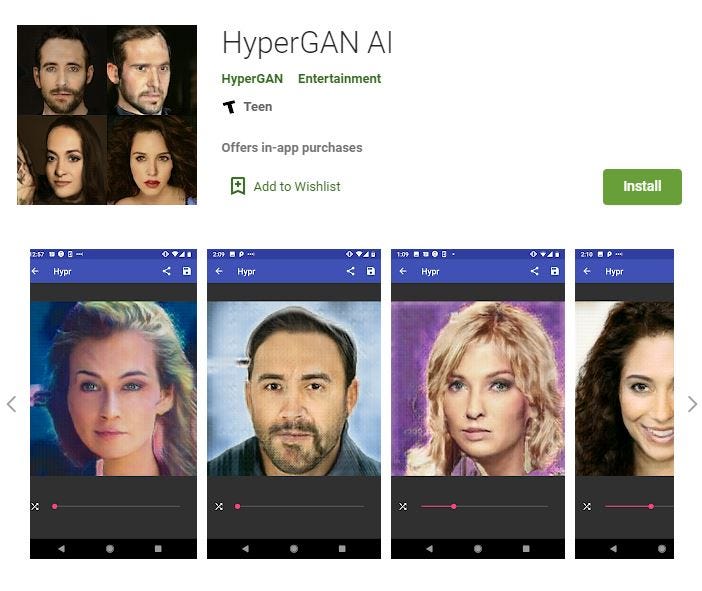 Hypergan Mobile released!