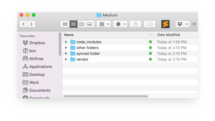 Dropbox folder location windows 10