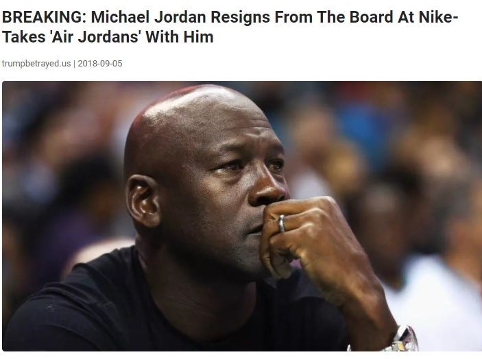 michael jordan resigns from nike