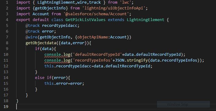 How to get recordtypeid in LWC using getObjectInfo(getObjectInfo in LWC