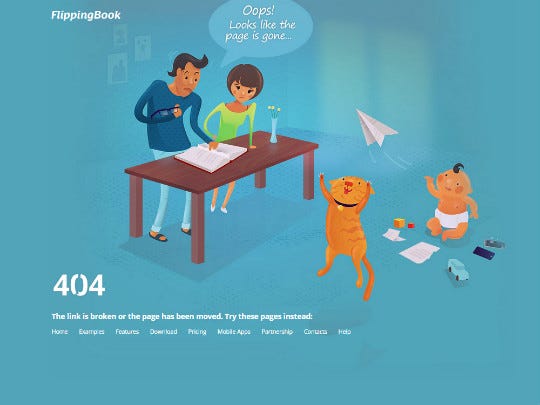 10 Great Examples Of 404 Error Pages By Canvasflip Ux Planet