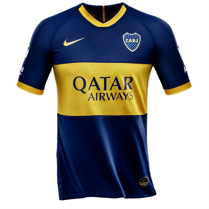 camiseta de boca 2019 nike