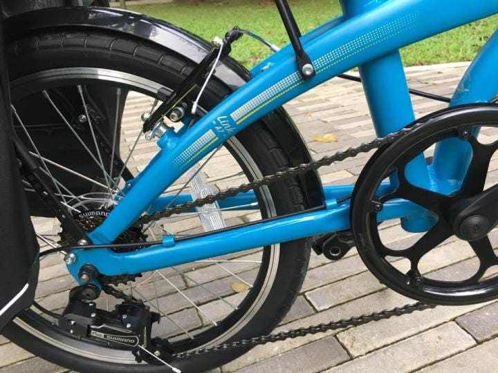 tern link a7 folding bike